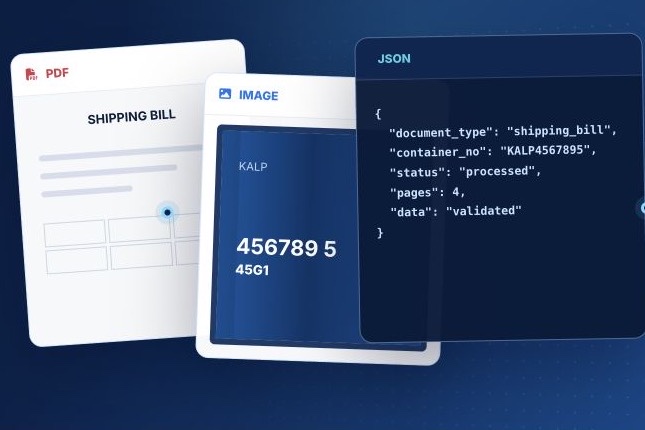 KalpOCR PDF, image and JSON extraction workflow